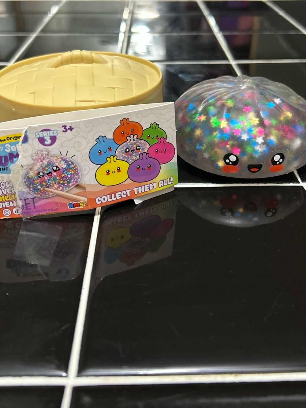 Rare Squishy Confetti Dumpling Series 3 RMS